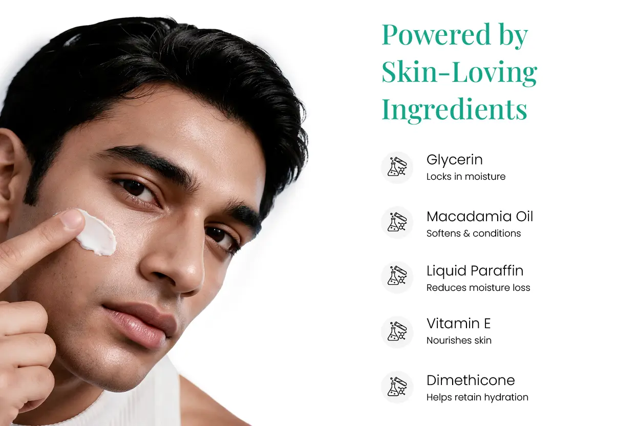 moisturizing cream with glycerin macadamia oil vitamin e and dimethicone