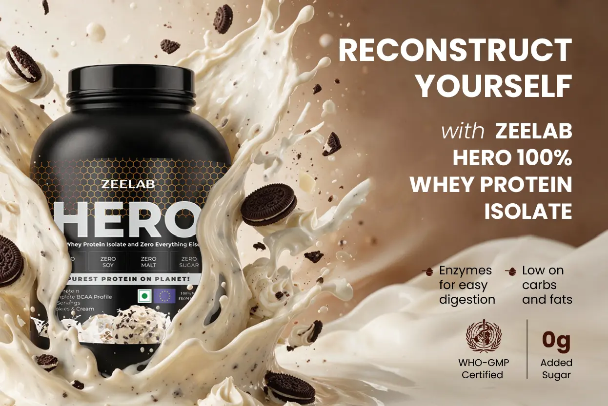 HERO 100% Whey Protein Isolate - Cookies & Cream