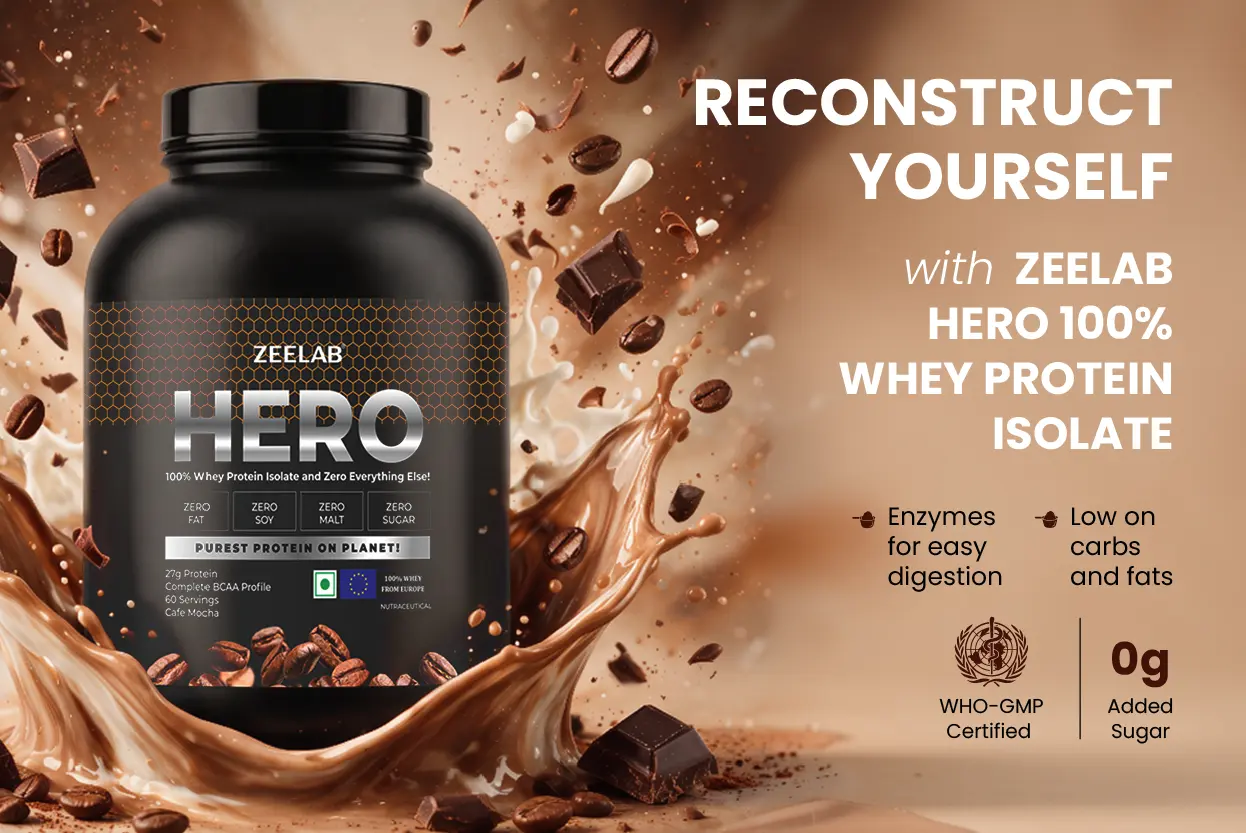 HERO 100% Whey Protein Isolate - Cafe Mocha