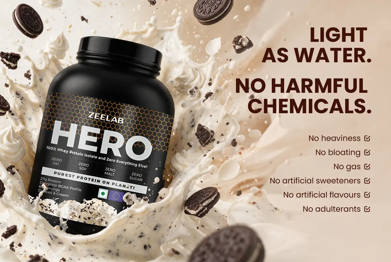 HERO 100% Whey Protein Isolate - Cookies & Cream