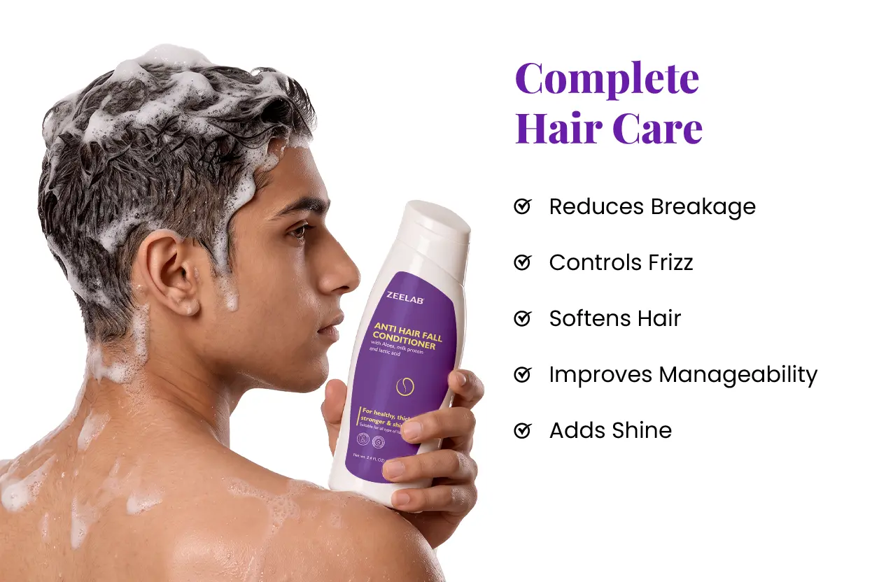 zeelab anti hair fall conditioner for soft and shiny hair
