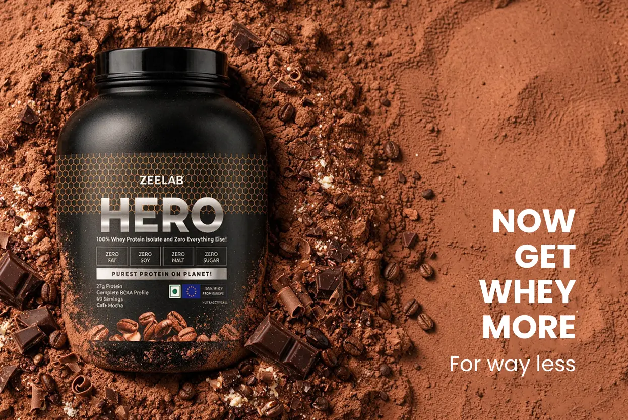 HERO 100% Whey Protein Isolate - Cafe Mocha