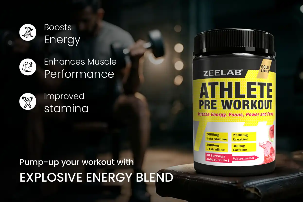 Buy Zeelab Athlete Pre-Workout Supplement Online in India