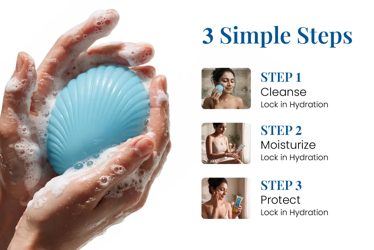 how to use zeeglow duo soap daily