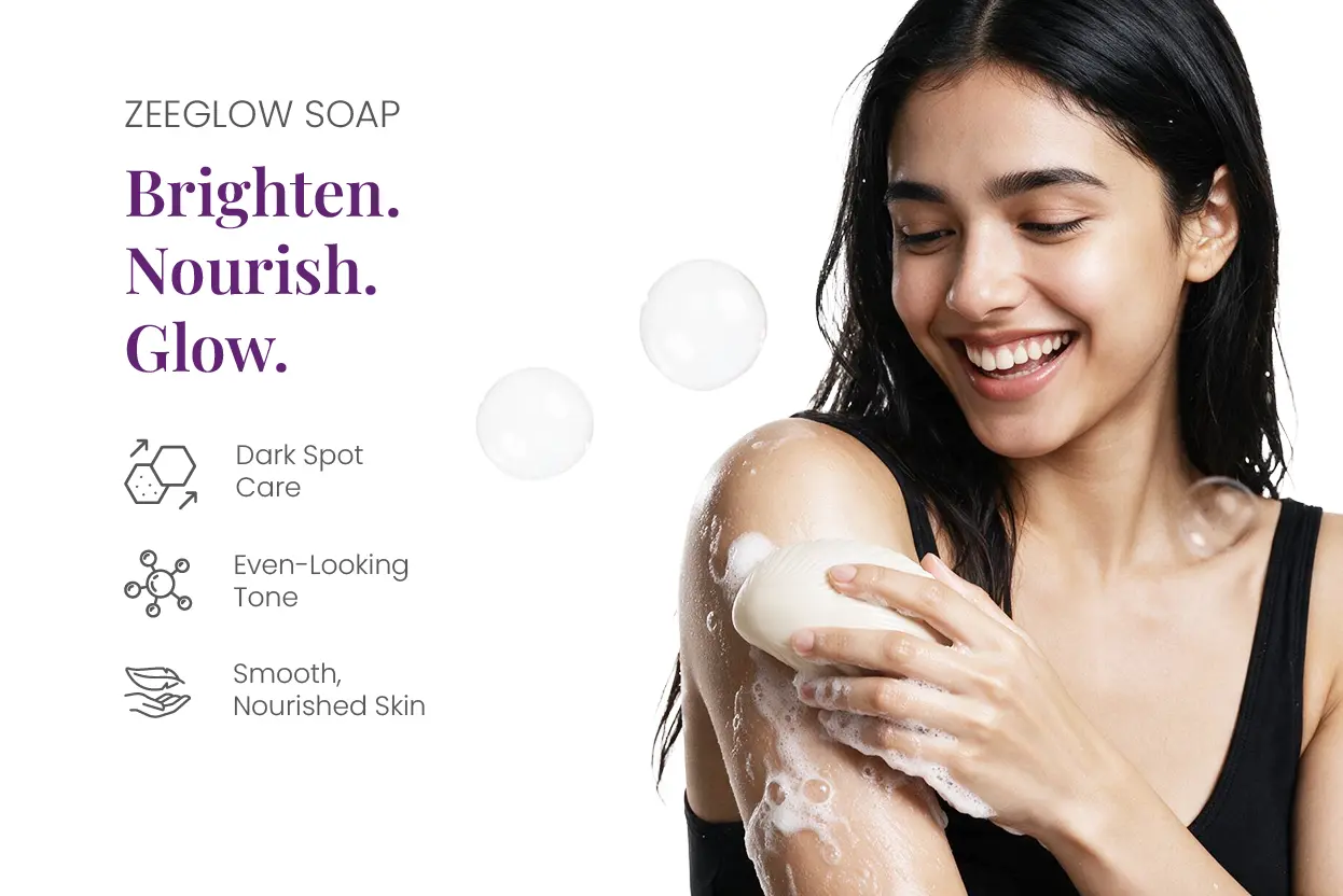 zeeglow soap with kojic acid and vitamin e for skin brightening