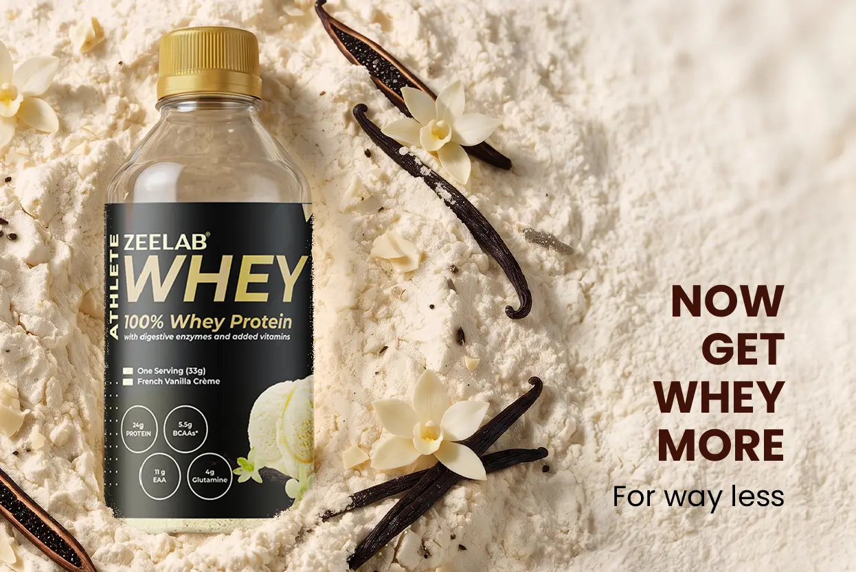 Athlete Whey 100% Powder 33gm - French Vanilla Creme