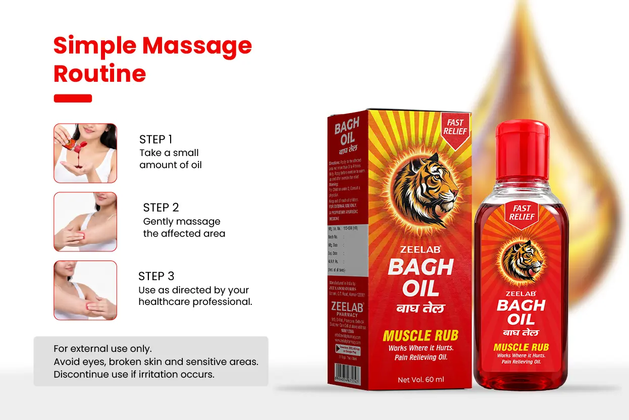 1. zeelab bagh oil massage routine for muscle comfort