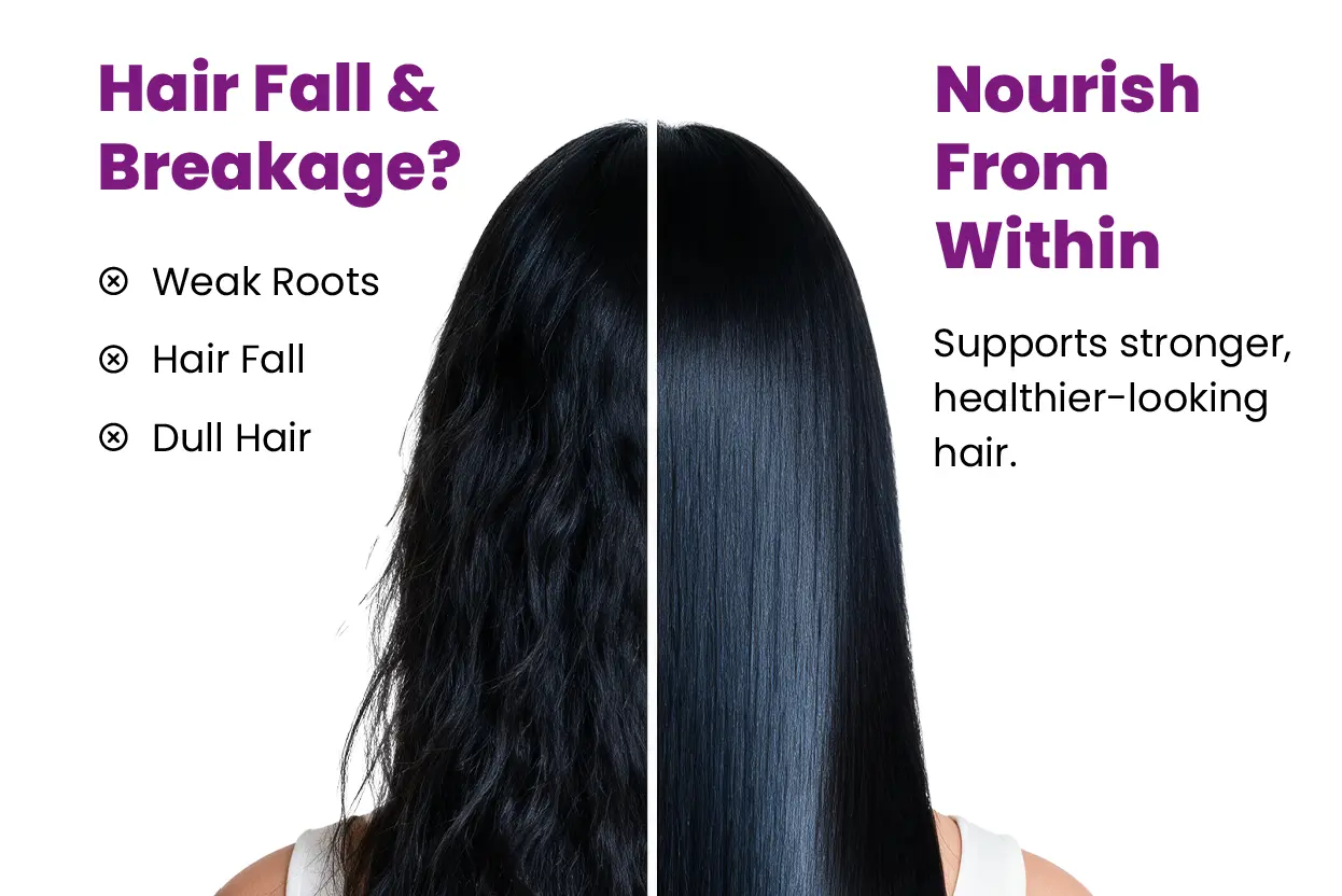Densihair capsules with biotin, iron and zinc for hair support