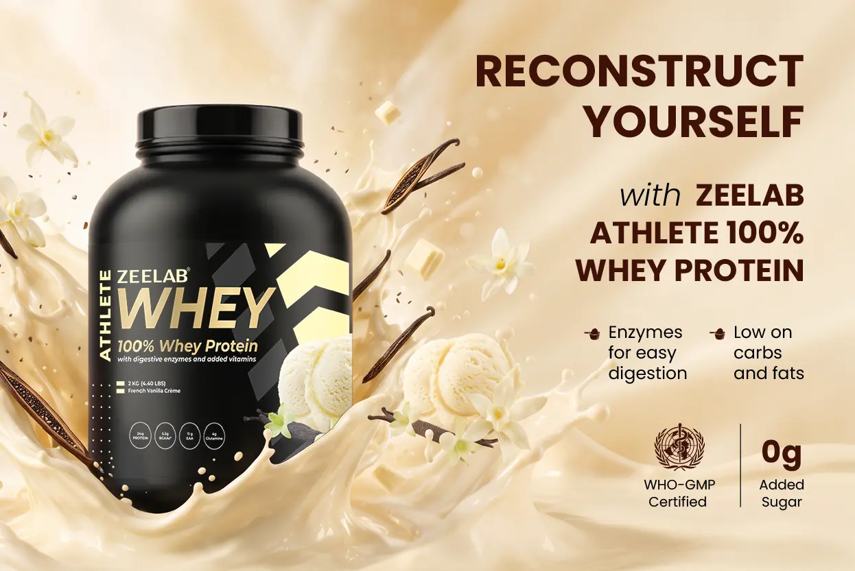 Athlete 100% Whey Protein 2 kg French Vanilla