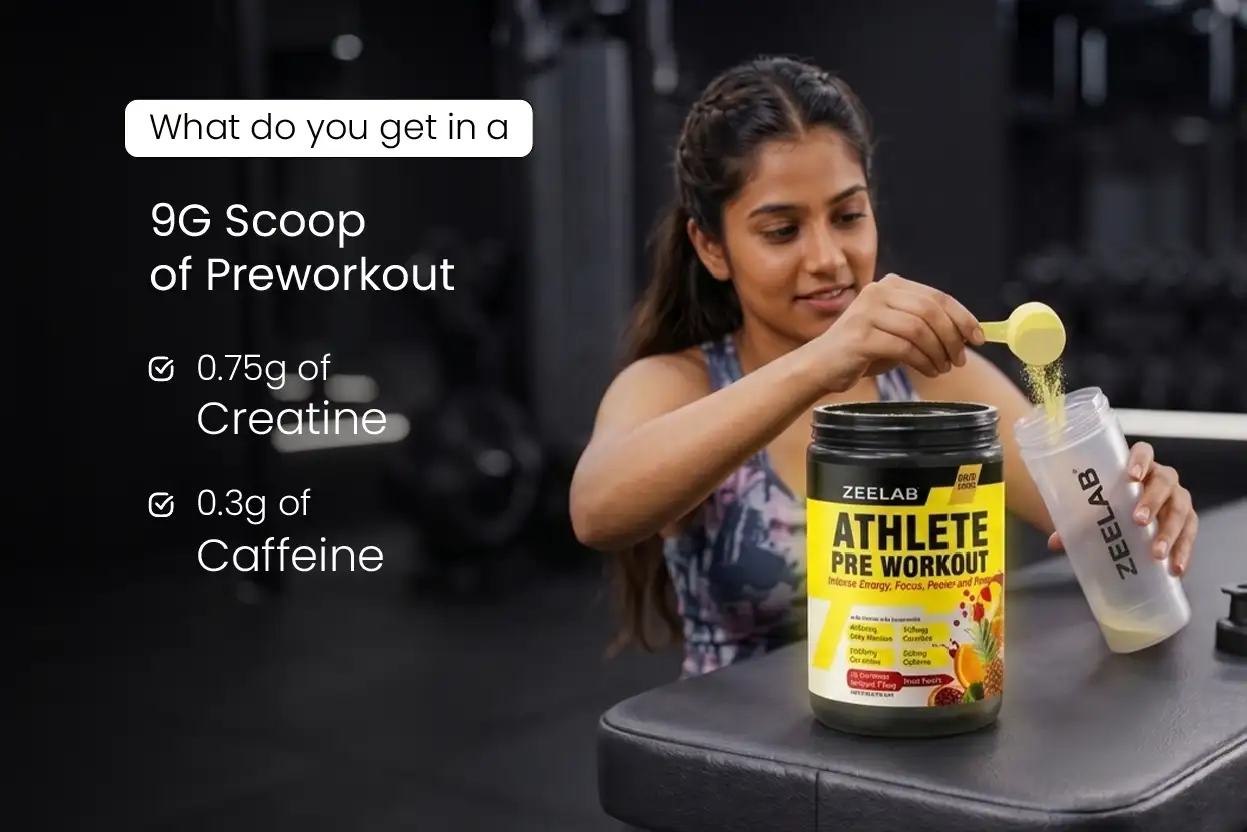 Zeelab Athlete Pre Workout Fruit Punch - 360gm