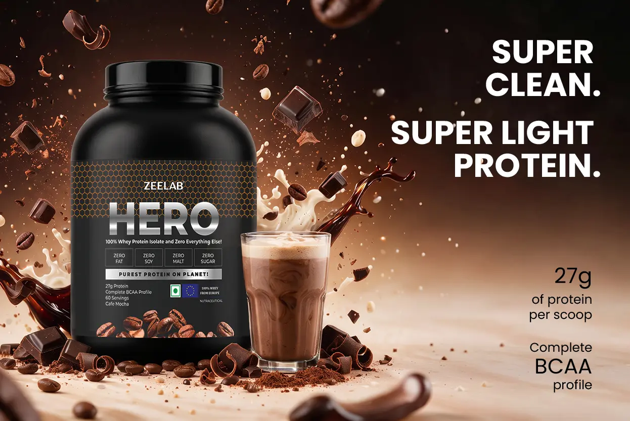 HERO 100% Whey Protein Isolate - Cafe Mocha