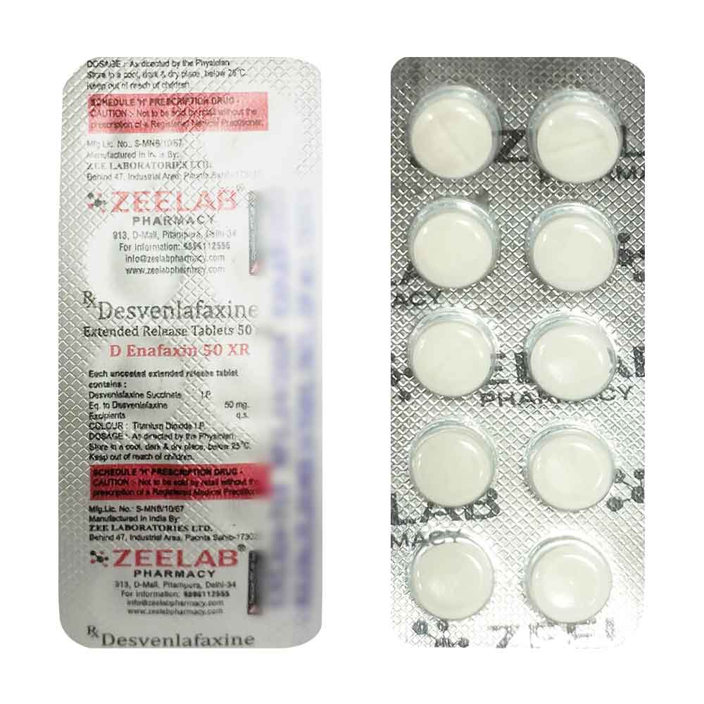 D Enafaxin 50 XR Tablet