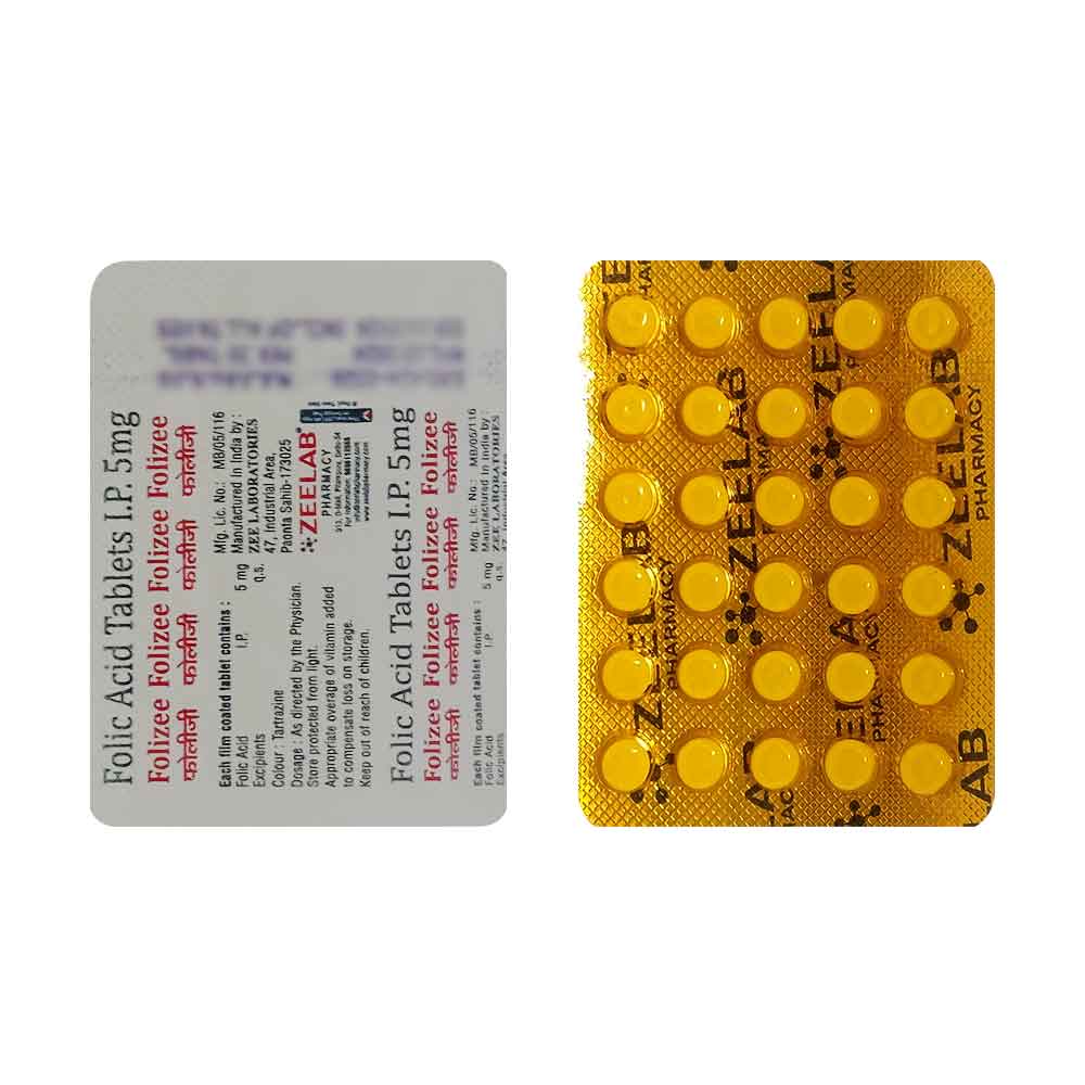 Folizee Folic Acid Supplement Tablet