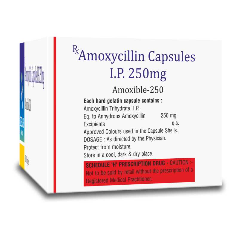 Amoxible 250 Antibiotic Capsule