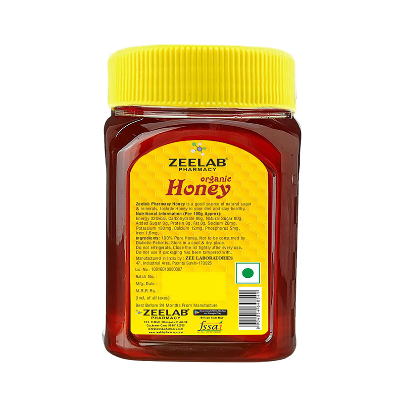 ZEELAB Organic Honey 250gm | 100% Pure and Natural