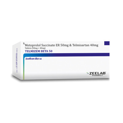 Telmizem Beta 50 Tablet Telmizem Beta 50 Tablet