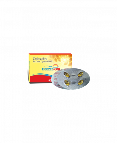 Deezee 60K Vitamin D3 Capsules Deezee 60K Vitamin D3 Capsules