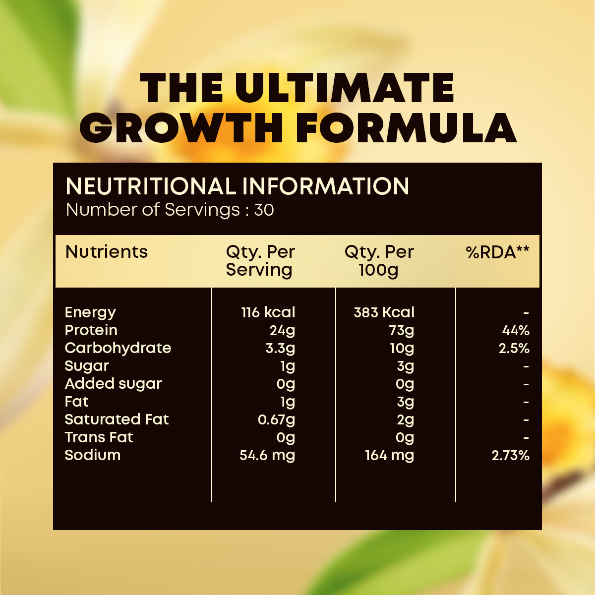 ZEELAB Whey Protein Isolate Powder French Vanilla Creme