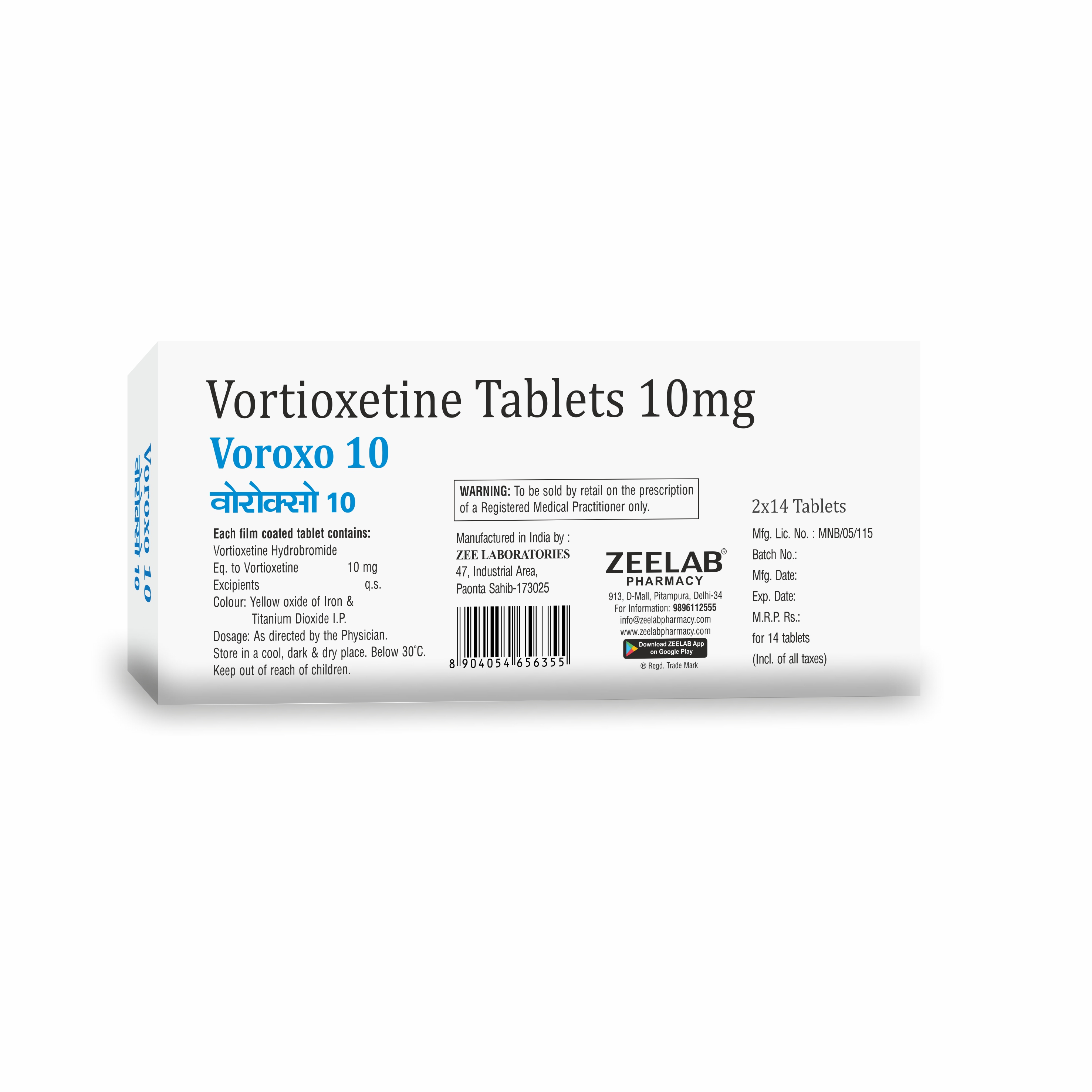 Voroxo 10 Tablet