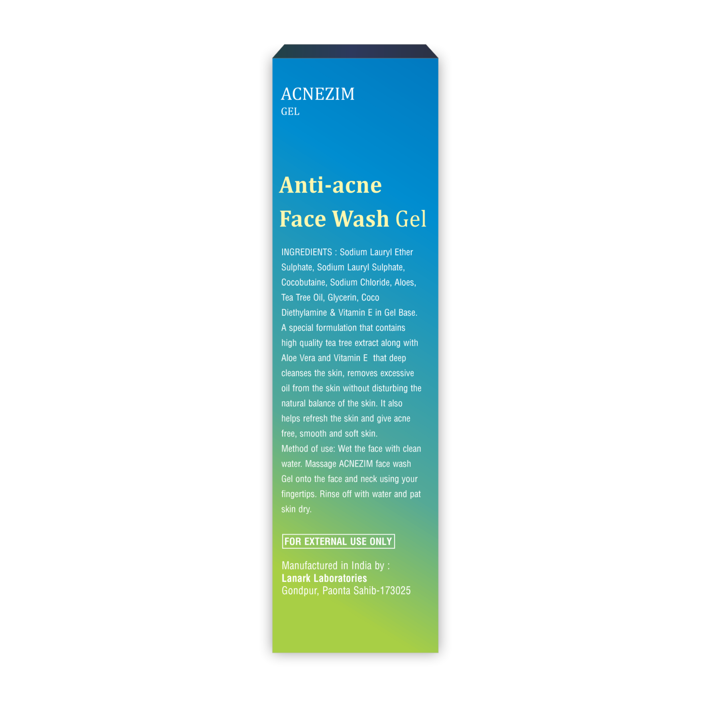 Acnezim Anti Acne Face Wash Gel
