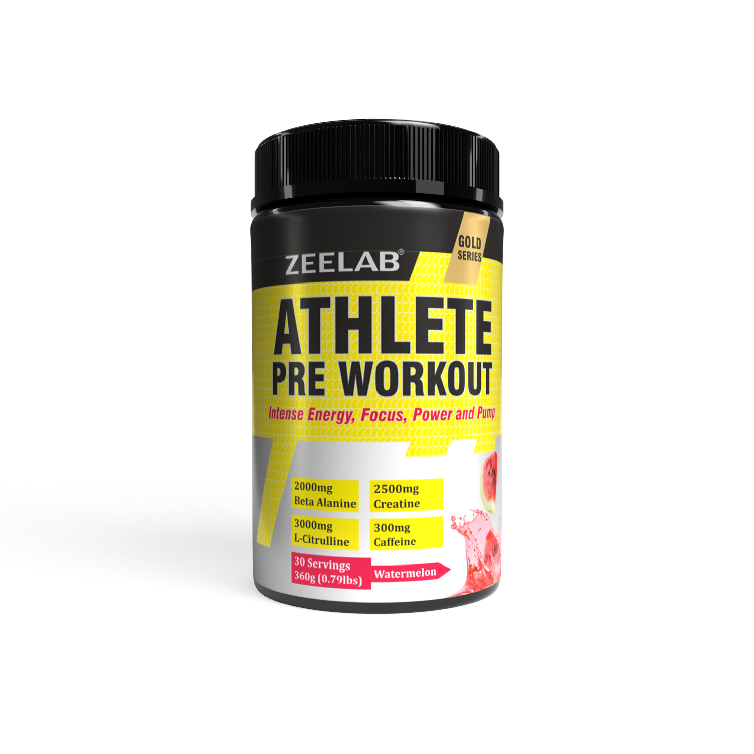 Zeelab Athlete Pre Workout 360 g (0.79 lb) Watermelon Zeelab Athlete Pre Workout 360 g (0.79 lb) Watermelon