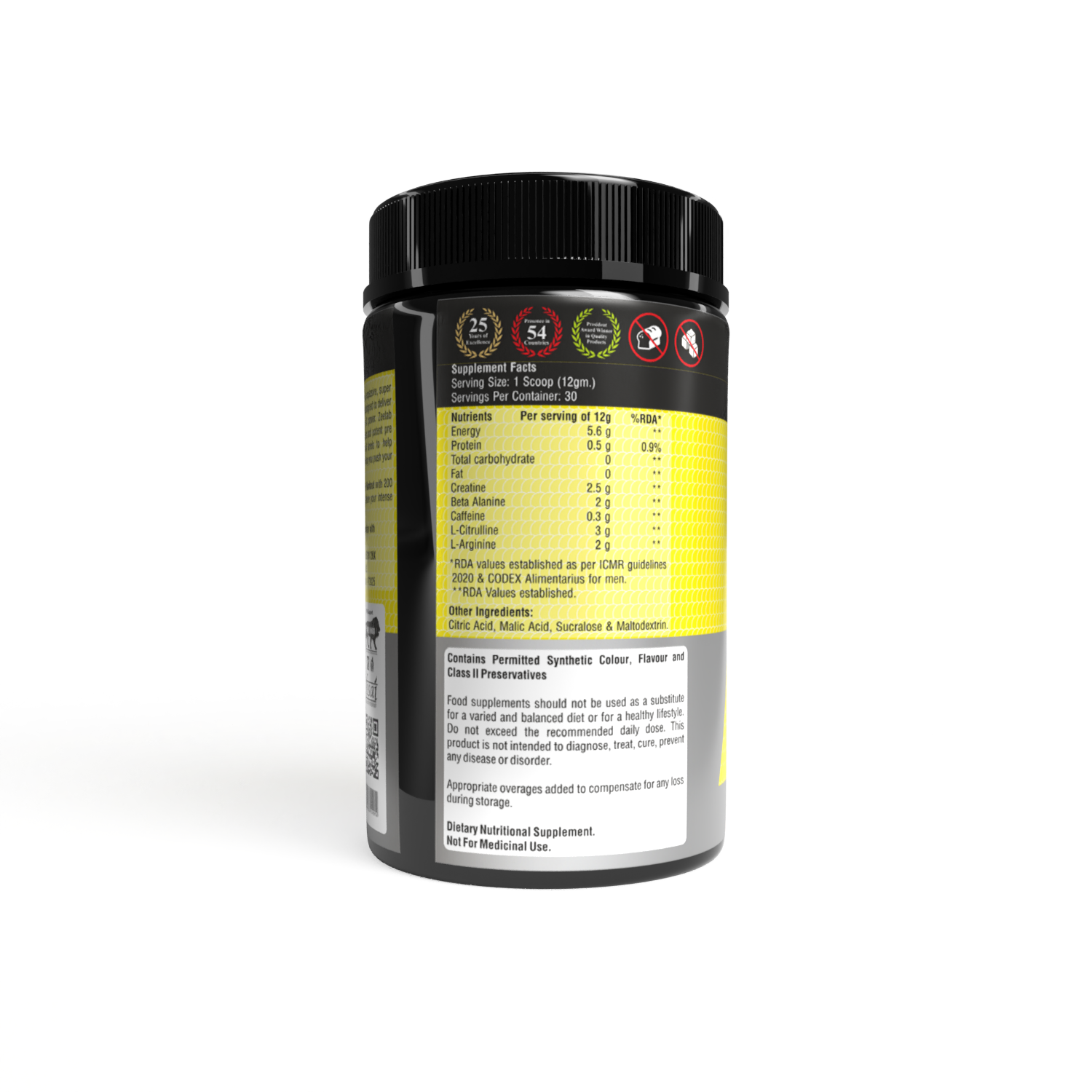 Zeelab Athlete Pre Workout 360 g (0.79 lb) Watermelon