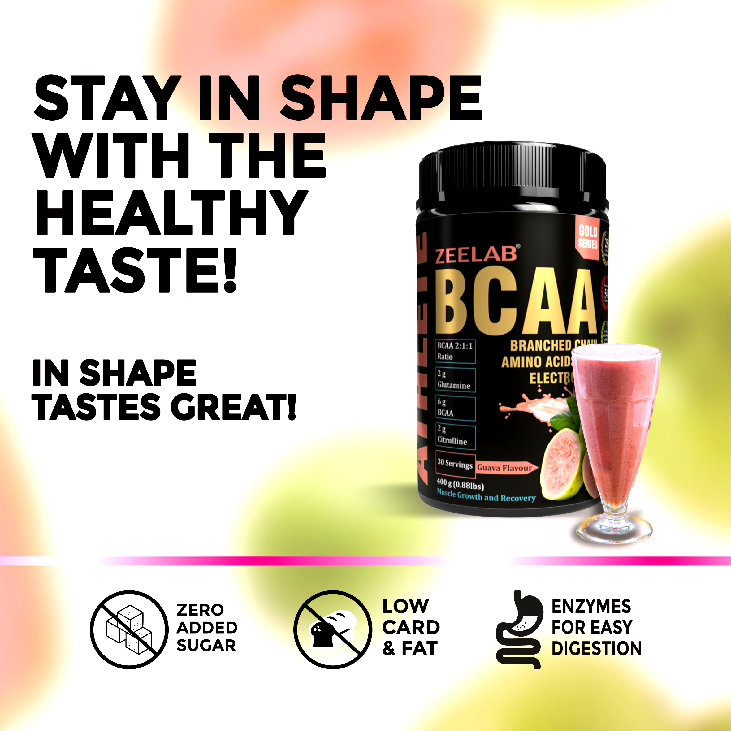 ZEELAB BCAA Guava Flavour