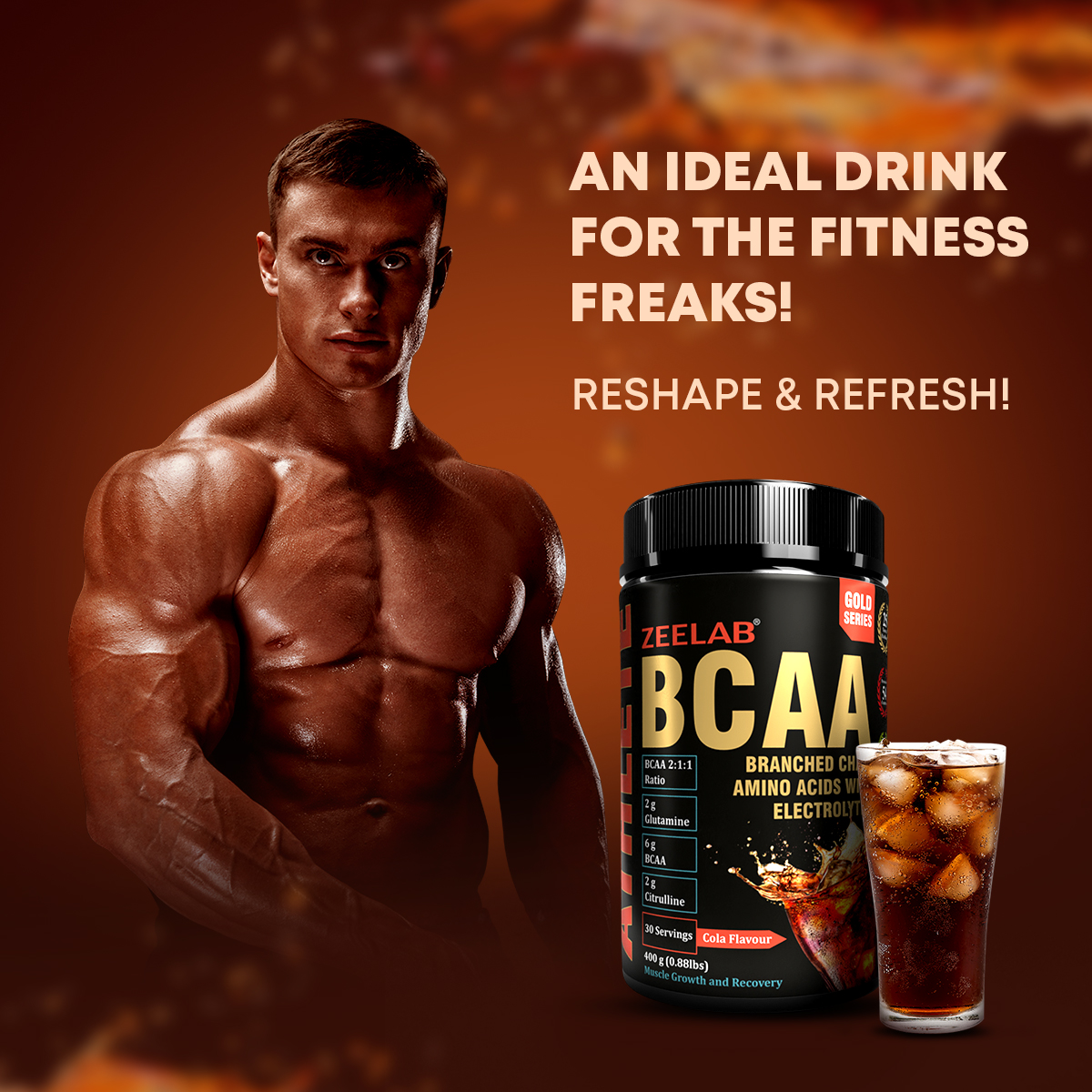 ZEELAB BCAA Cola Flavour