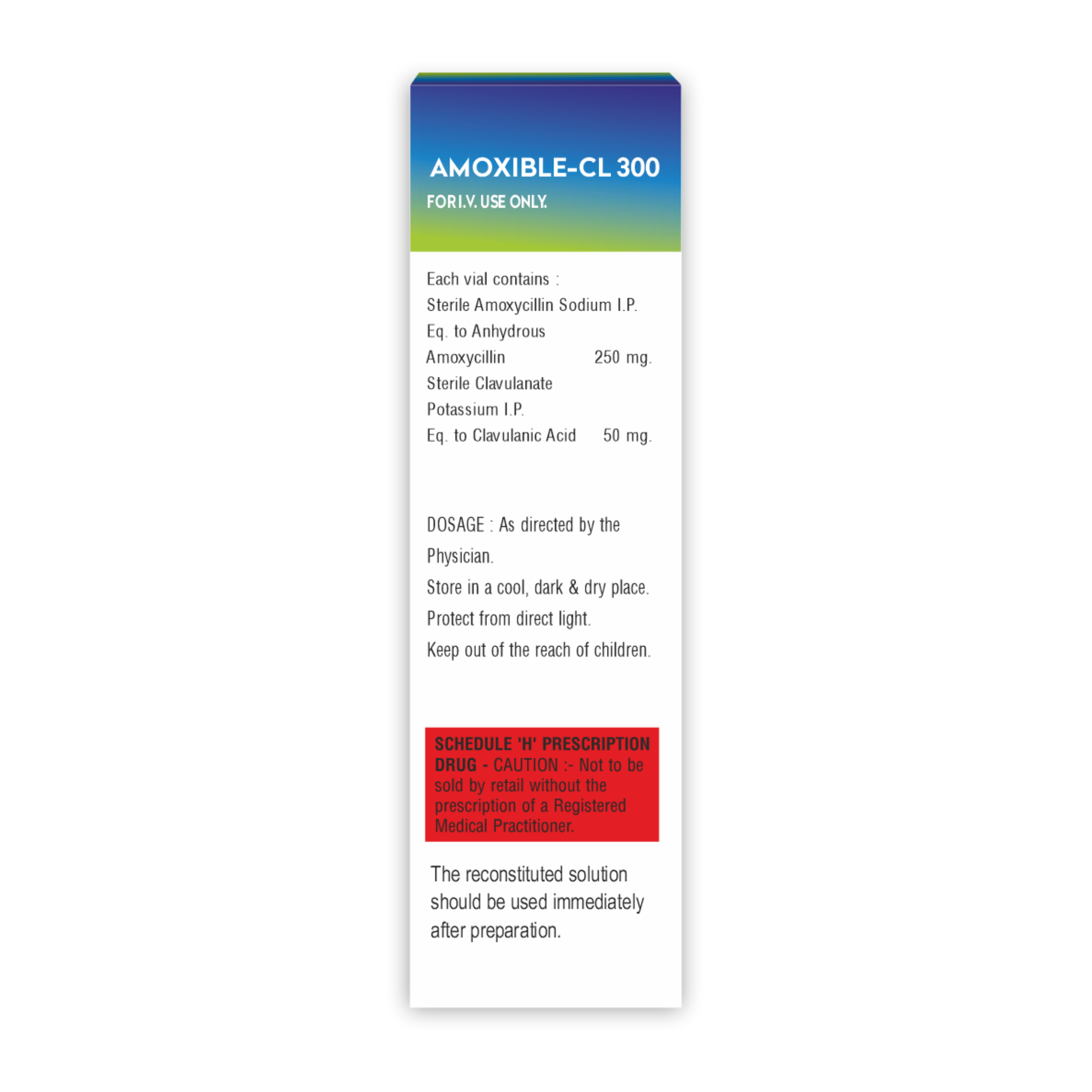 Amoxible CL 300 Antibiotic Injection
