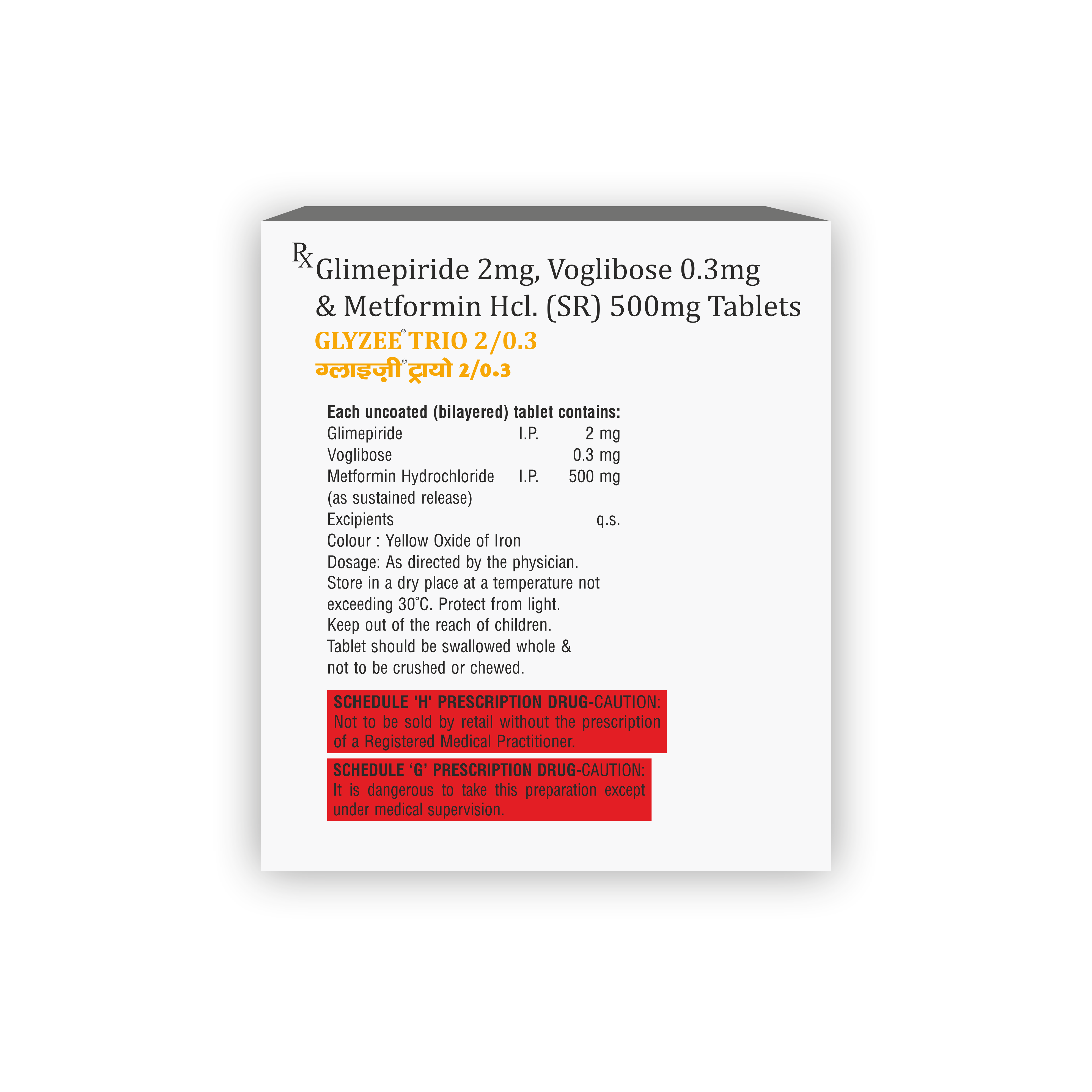 Glyzee Trio 2/0.3 Tablet