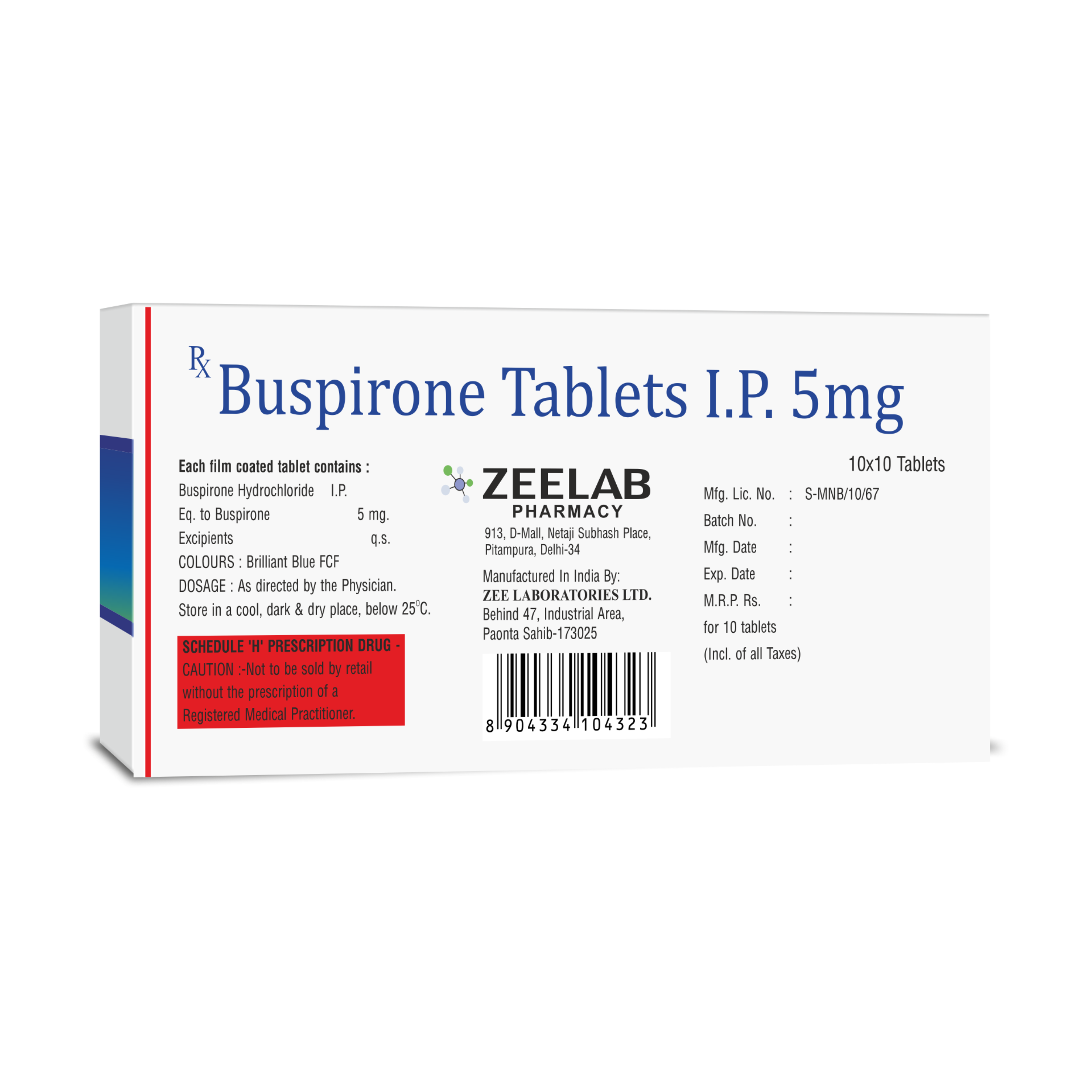 Busiprox 5 Anxiety Disorder Tablet