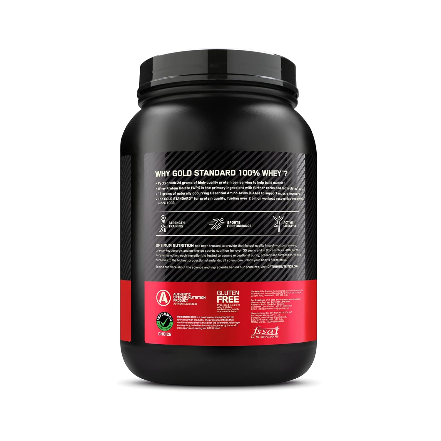 Optimum Nutrition (ON) Gold Standard Whey Protein Vanilla Ice Cream 907 g