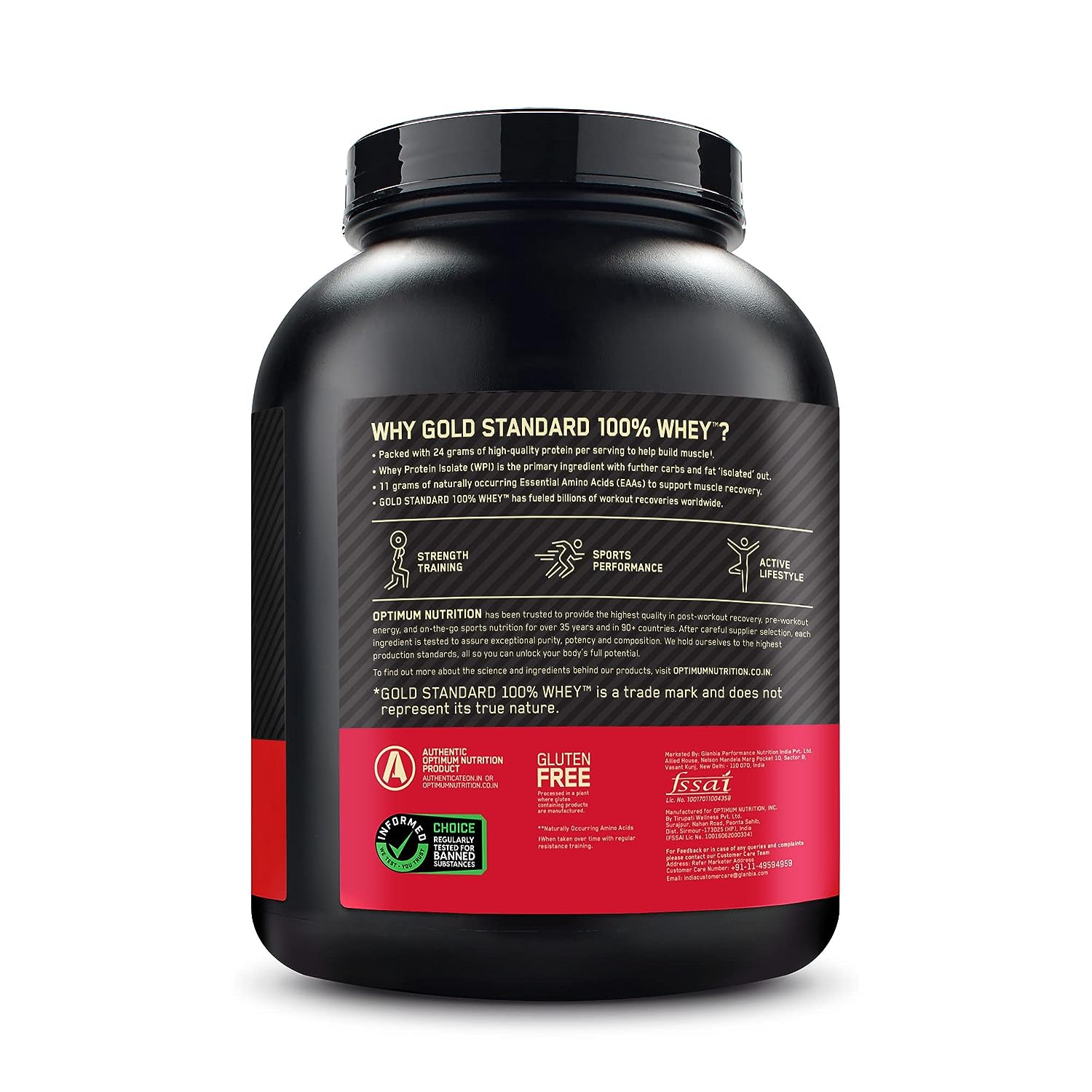 Optimum Nutrition (ON) Gold Standard Whey Protein Vanilla Ice Cream 2.5 kg