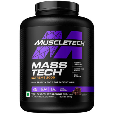 MuscleTech MassTech Extreme 2000 Triple Chocolate Brownie MuscleTech MassTech Extreme 2000 Triple Chocolate Brownie