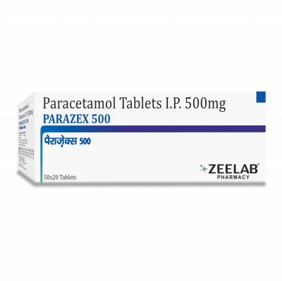 Parazex 500 ( 20 Tablet in Strip ) Parazex 500 ( 20 Tablet in Strip )
