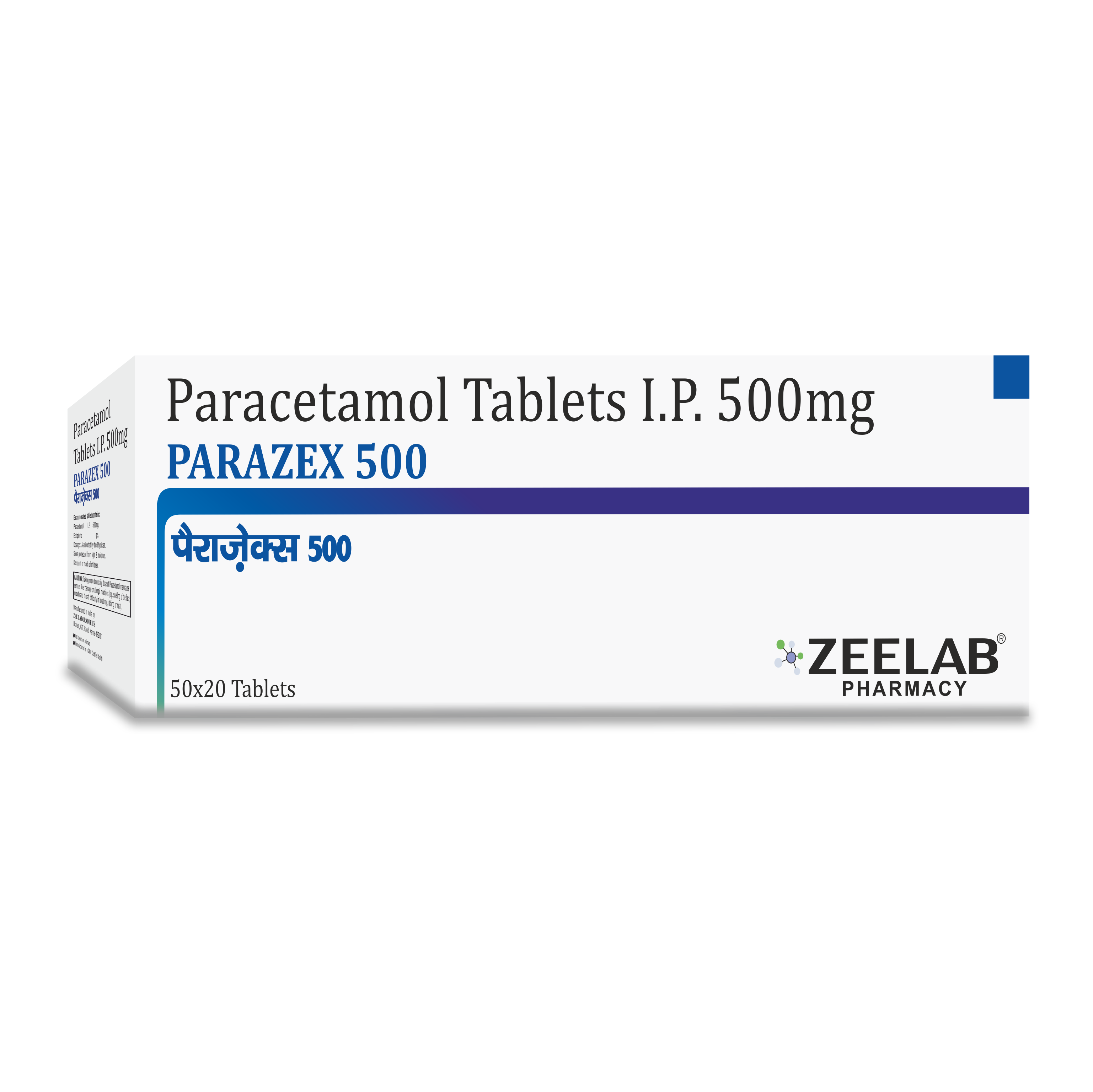 Parazex 500 ( 20 Tablet in Strip )