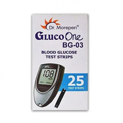 Dr. Morepen BG 3 Strips 25 Strips Dr. Morepen BG 3 Strips 25 Strips
