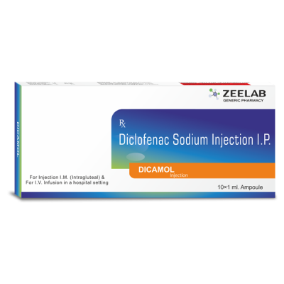 Dicamol 1ml Pain Relieving Injection Dicamol 1ml Pain Relieving Injection