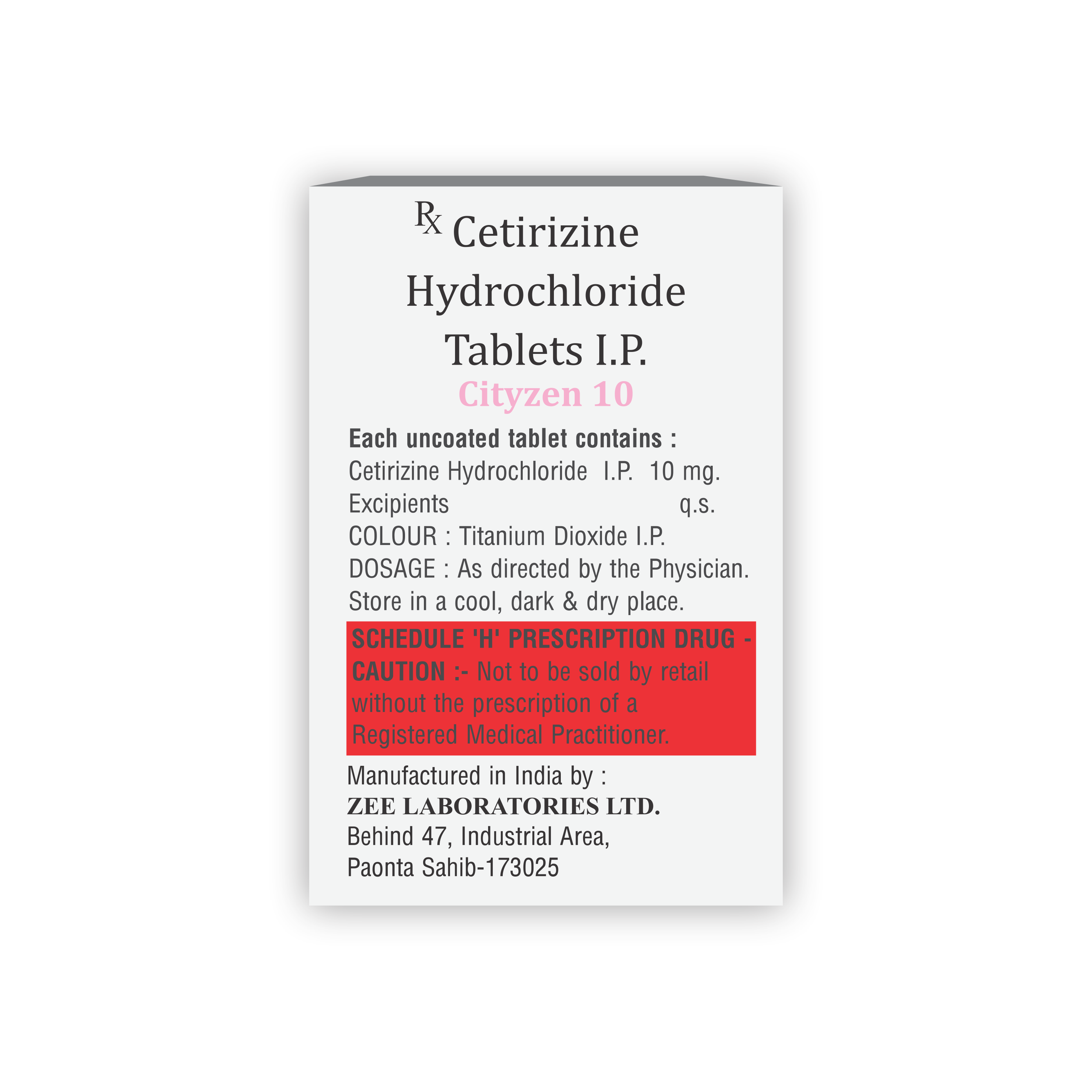 Cetzy 10 Tablet