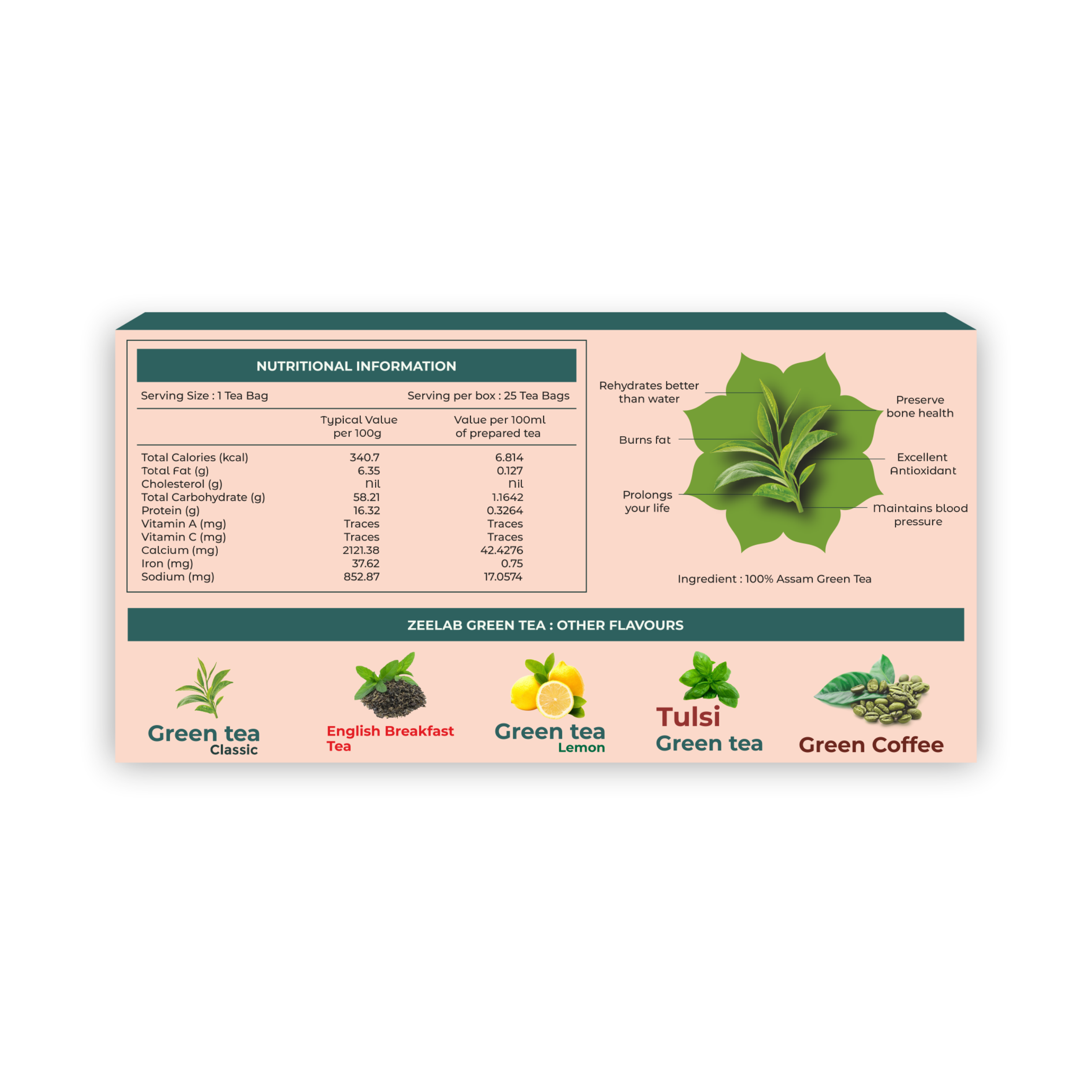 Chamomile Green Tea Bag