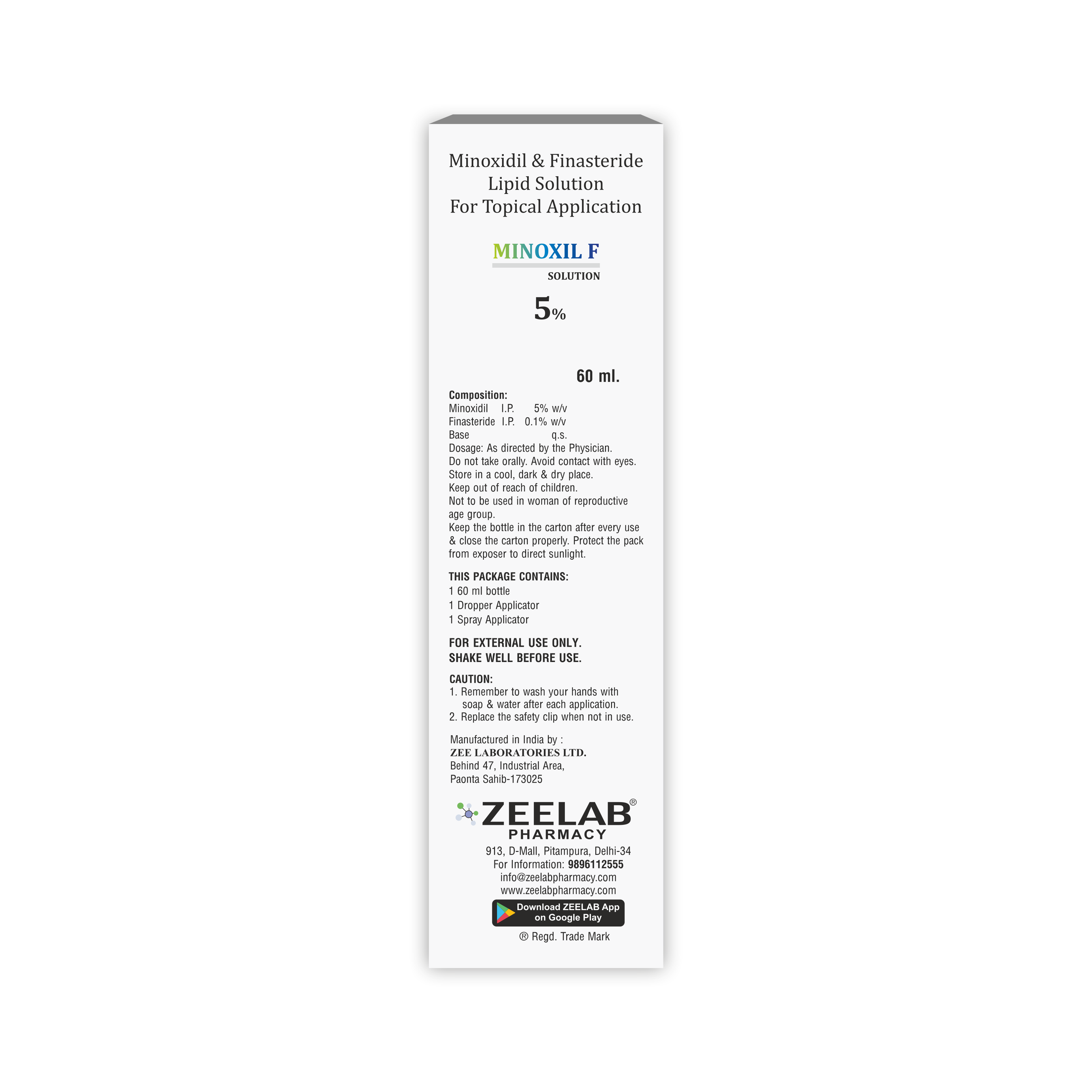 Minoxil F 5% Solution