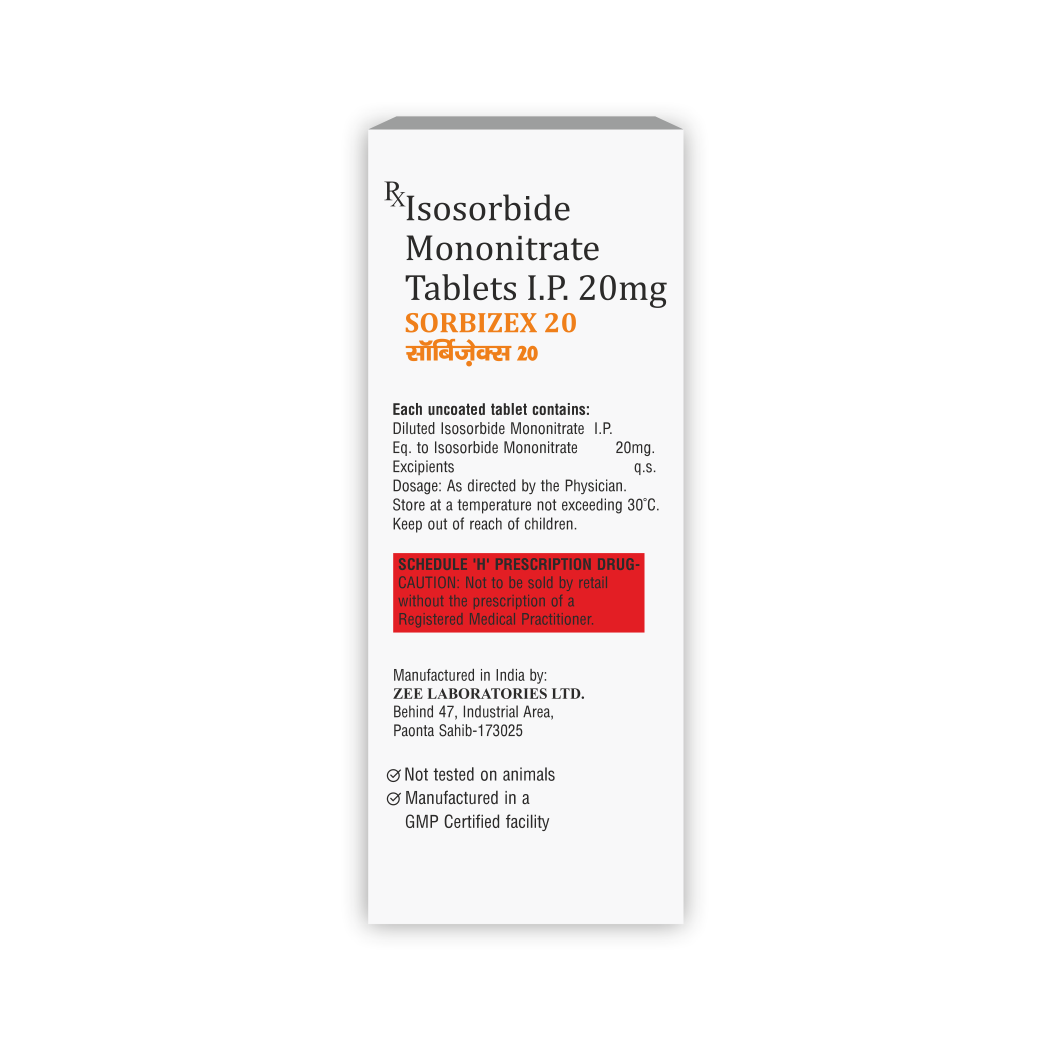 Sorbizex 20 Tablet