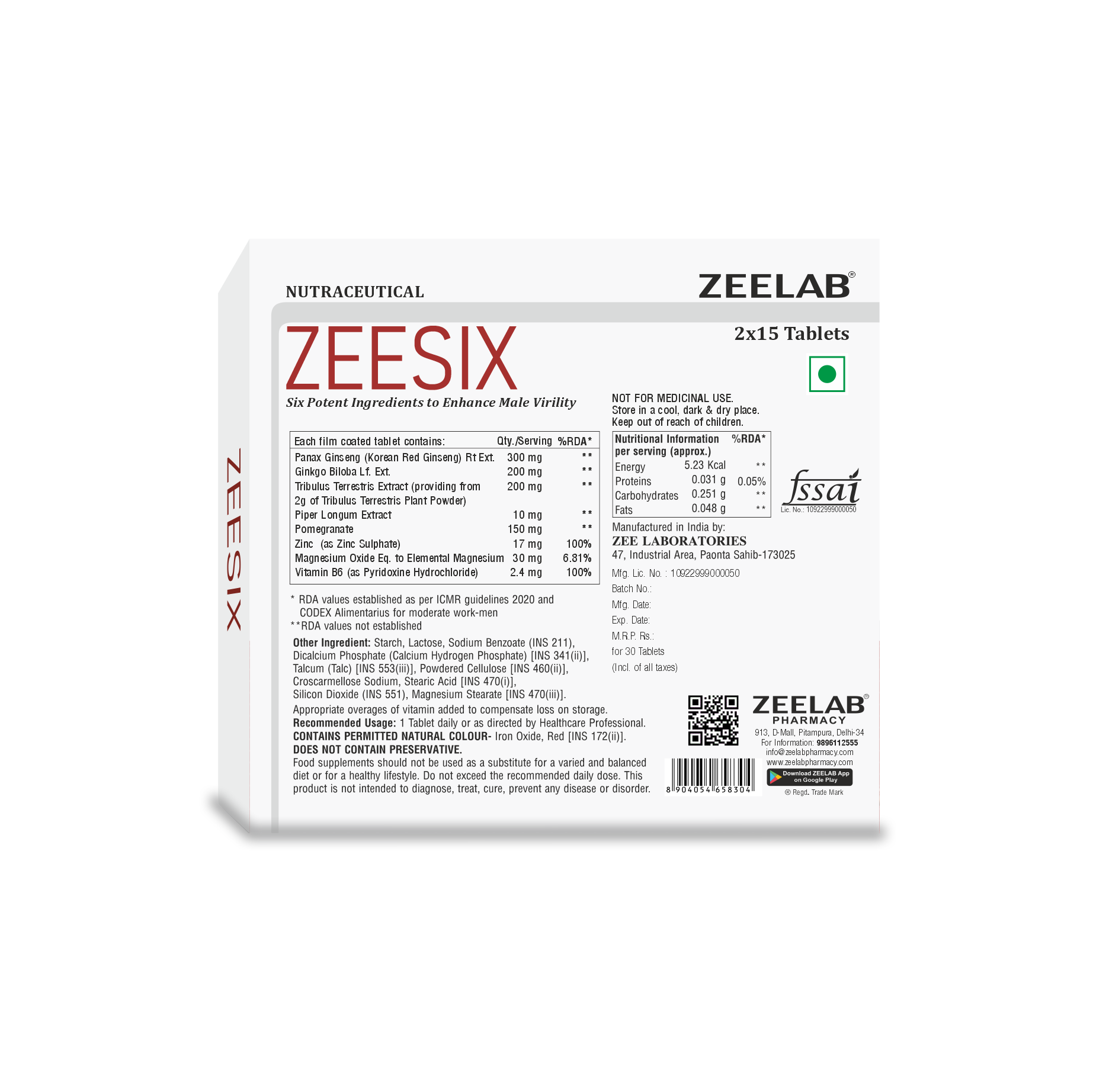 Zeesix Tablet
