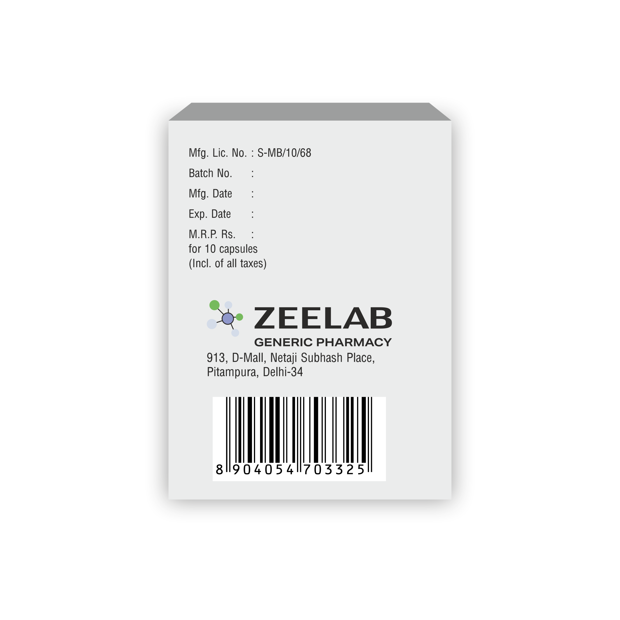Celazin 500 Antibiotic Capsules