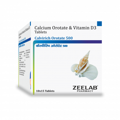 Calvirich Orotate 500 Tablet Calvirich Orotate 500 Tablet