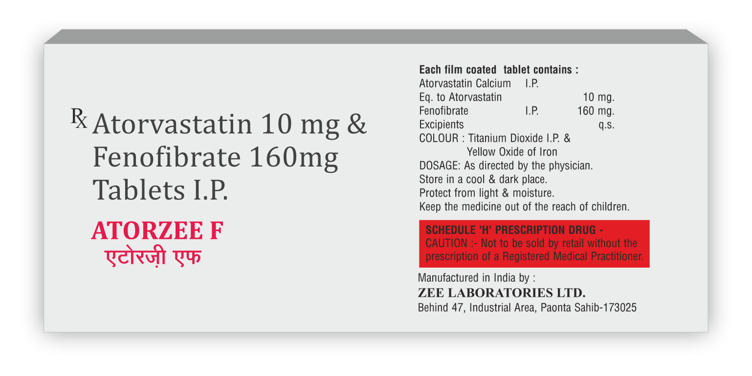 Atorzee F Cholesterol Tablet