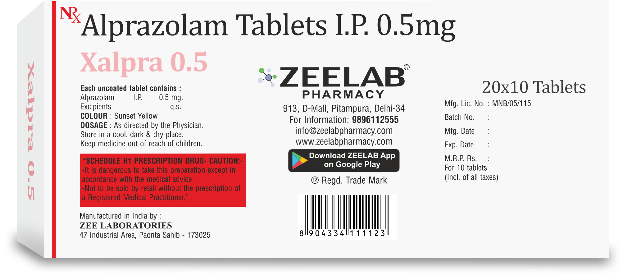 Xalpra 0.5 Tablet