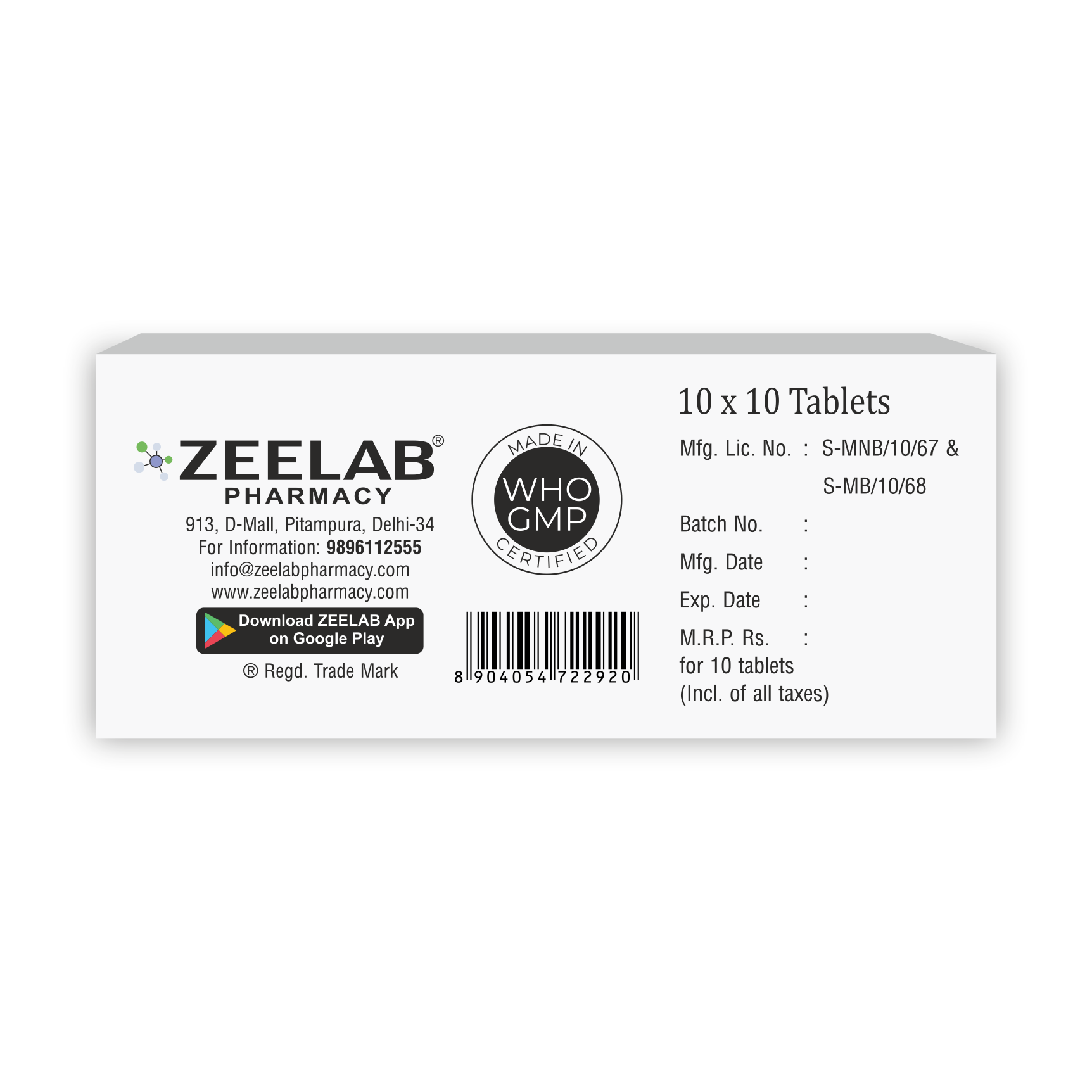 Acetomide 250 Tablet