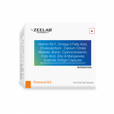 Travocal K2 Calcium Supplement Softgel Capsule Travocal K2 Calcium Supplement Softgel Capsule