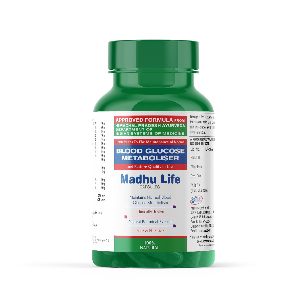 NatureXprt Madhu Life Capsules | 100% Natural Ayurvedic Medicine For Diabetes